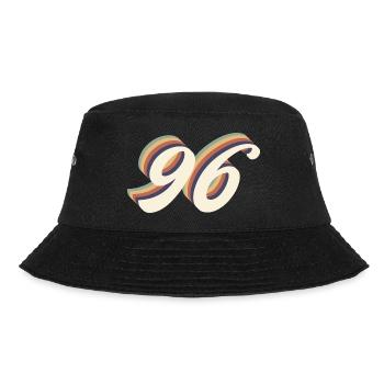 Jahrgang zum 96-jährigen Jubiläum - Bucket Hat - Schwarz - Vorne - Lela (165cm)