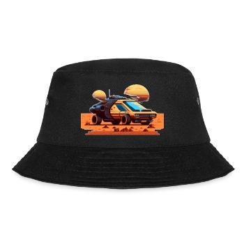 A futuristic car on an alien planet - Bucket Hat - black - Front - Lela (165cm)