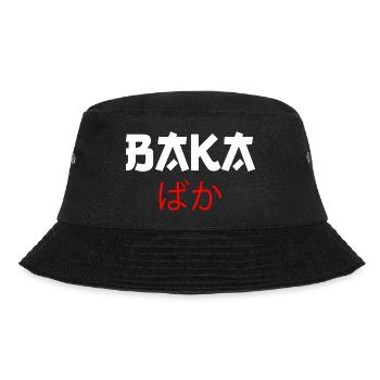 Baka japanisch kanji - Bucket Hat - Schwarz - Vorne - Lela (165cm)