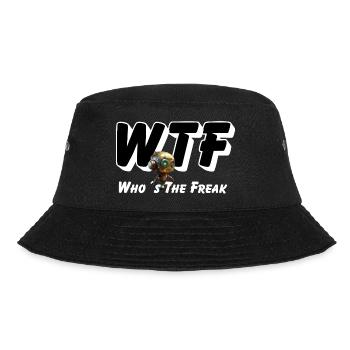 WTF - Who is the Freak - Bucket Hat - black - Front - Lela (165cm)