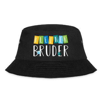 kleiner Bruder - süße Monster - Bucket Hat - Schwarz - Vorne - Lela (165cm)