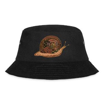Schnecke - Bucket Hat - Schwarz - Vorne - Lela (165cm)