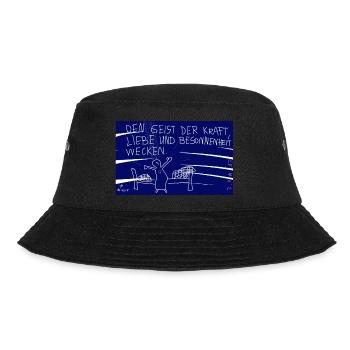 Den Geist der Kraft, Liebe und Besonnenheit wecken - Bucket Hat - Schwarz - Vorne - Lela (165cm)