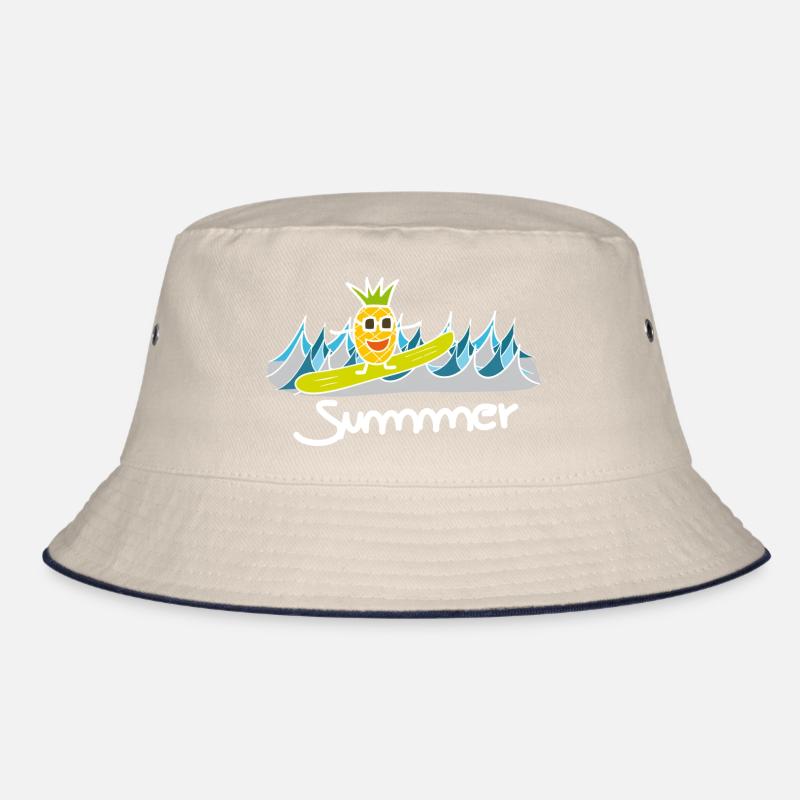 Pineapple Summer Bucket Hat