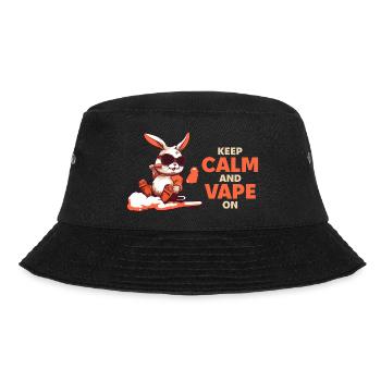 Keep Calm And Vape On - Bucket Hat - black - Front - Lela (165cm)