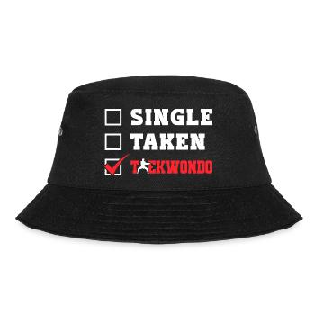 TKD Korean Martial Arts Tae Kwon - Bucket Hat - Schwarz - Vorne - Lela (165cm)