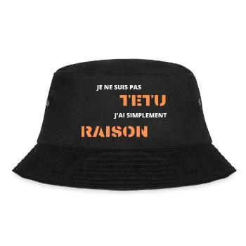 je ne suis pas têtu j'ai simplement raison - Bob - noir - Devant - Lela (165cm)