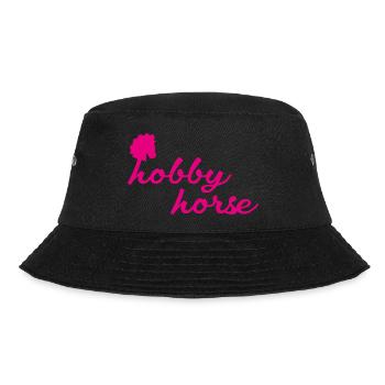 Hobby Horse logo - Bucket Hat - Schwarz - Vorne - Lela (165cm)