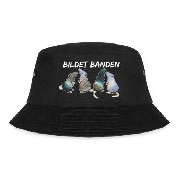 Ratten - Bildet Banden - Bucket Hat - Schwarz - Vorne - Lela (165cm)