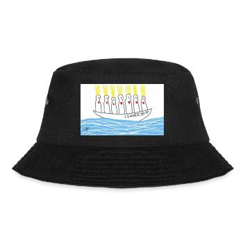 Leadership. - Bucket Hat - Schwarz - Vorne - Lela (165cm)