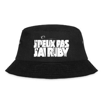 J'peux pas j'ai Rugby - Bob - noir - Devant - Lela (165cm)