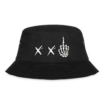 straight kiss death punk - Bucket Hat - Schwarz - Vorne - Lela (165cm)