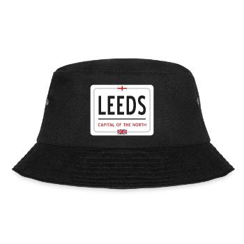 Leeds town sign - Bucket Hat - black - Front - Lela (165cm)