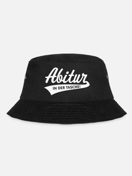 Abitur – In Der Tasche! (Abiturient / Abi / White) - Bucket Hat - Schwarz