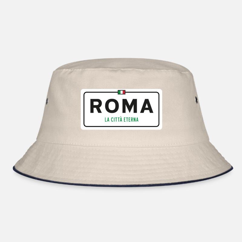 Rom Ortsschild Bucket Hat