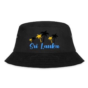 sri lanka 1 - Bucket Hat - Schwarz - Vorne - Lela (165cm)