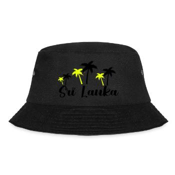 sri lanka 1 - Bucket Hat - Schwarz - Vorne - Lela (165cm)