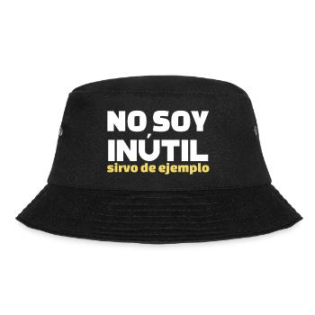 No Soy Inutil Servo de Ejemplo - Bucket Hat - Schwarz - Vorne - Lela (165cm)