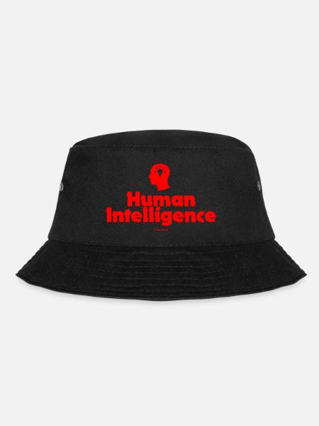 Menschliche Intelligenz - Bucket Hat - Schwarz