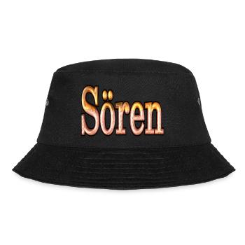 Soeren2 - Bucket Hat - Schwarz - Vorne - Lela (165cm)