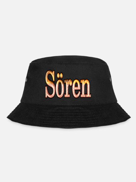 Soeren2 - Bucket Hat - Schwarz