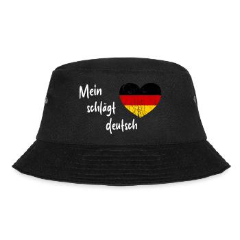 Die Wahl für Deutschland - Bucket Hat - Schwarz - Vorne - Lela (165cm)