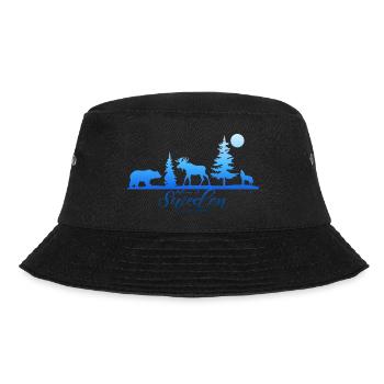 Sweden Sweden Viking Norden Scandinavia Midsummer - Bucket Hat - black - Front - Lela (165cm)