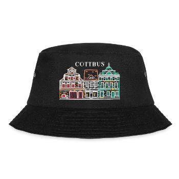 Cottbus Altmarkt, Simply beautiful! Brandenburg - Bucket Hat - black - Front - Lela (165cm)