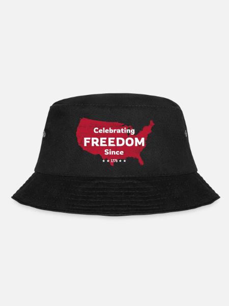 Celebrating FREEDOM since 1776 - Bucket Hat - Schwarz