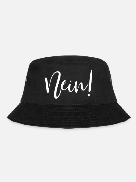 Nein! - Bucket Hat - Schwarz