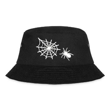 spider spider web - Bucket Hat - black - Front - Lela (165cm)