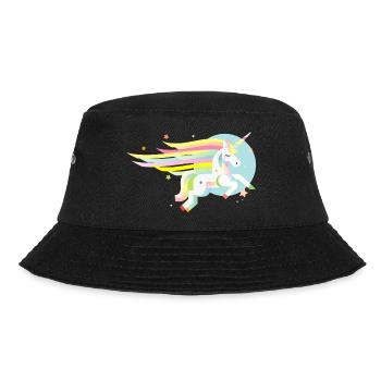 Licorne délicate en pastel - rêveur et magique - Bob - noir - Devant - Lela (165cm)