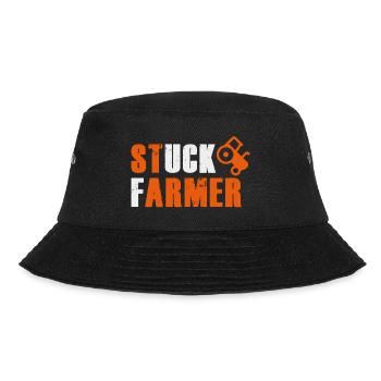 STUCK FARMER - Bucket Hat - black - Front - Lela (165cm)