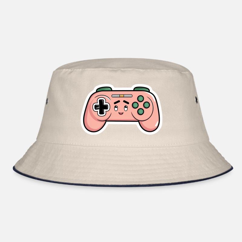 Gamer Gamer Controller Gaming Cute Comic Gift Bucket Hat