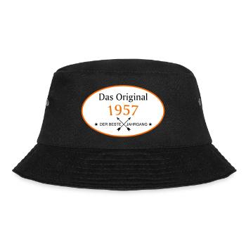 1957 - der beste Jahrgang - Bucket Hat - Schwarz - Vorne - Lela (165cm)