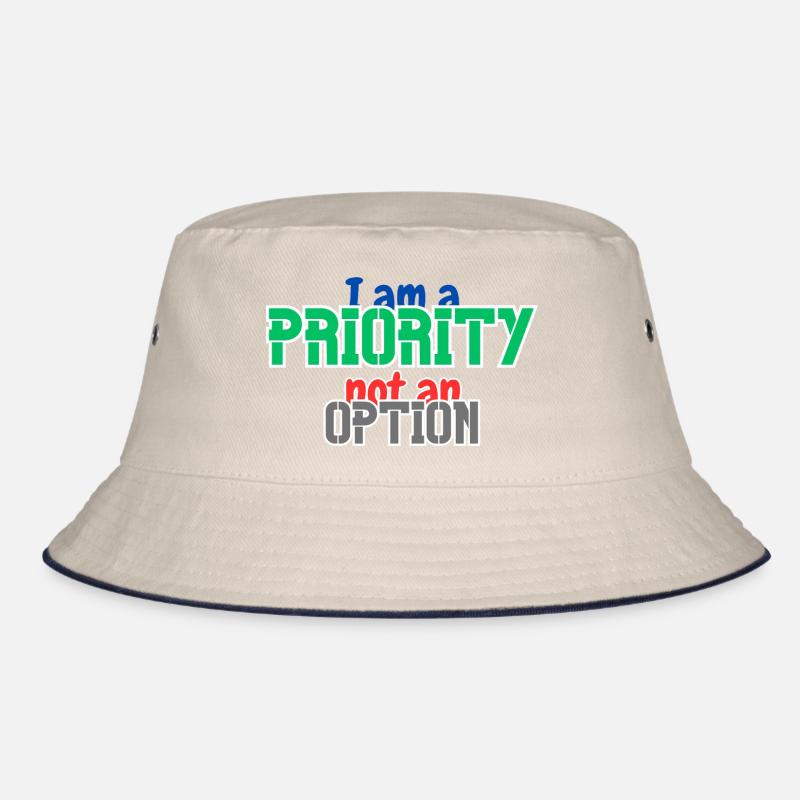 Priority not option Bucket Hat