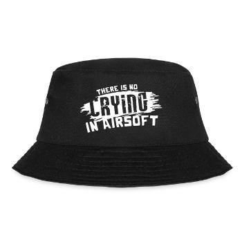 There Is No Crying in Airsoft - Bucket Hat - black - Front - Lela (165cm)