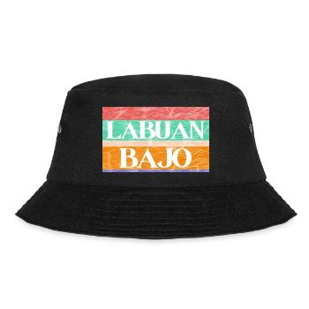 Labuan Bajo, Indonesia - Bucket Hat - black - Front - Lela (165cm)