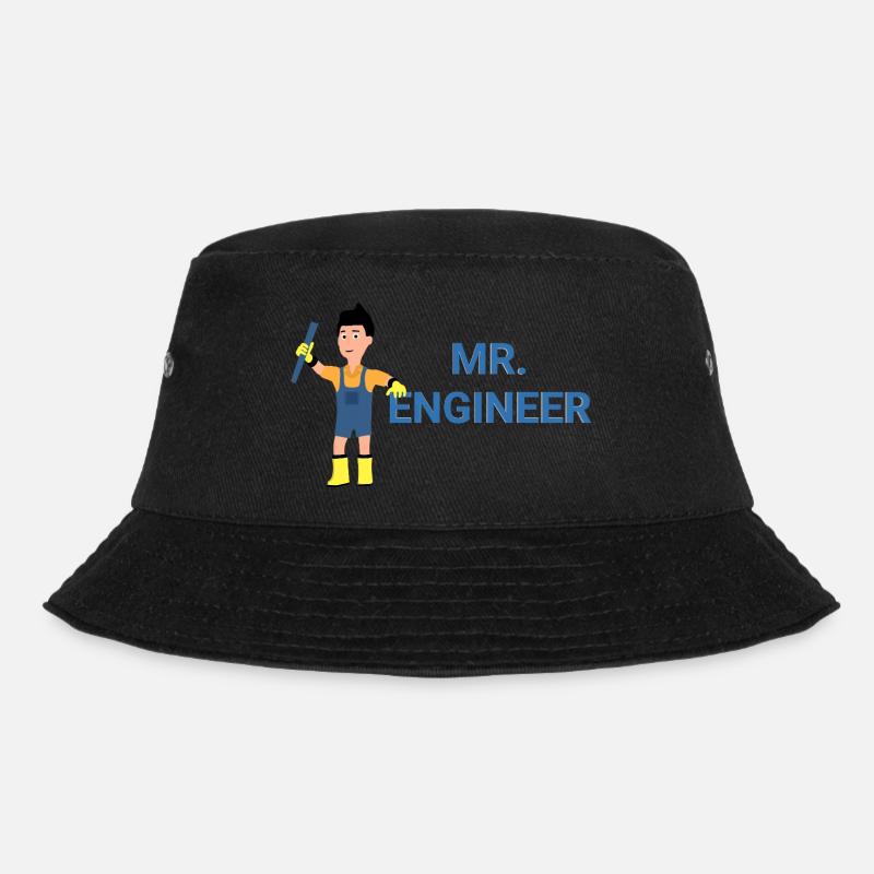 Herr Ingenieur - Bucket Hat - Schwarz