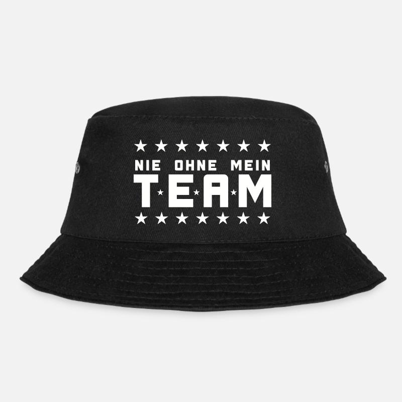 Mein Team - Bucket Hat - Schwarz
