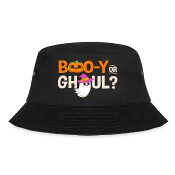 Halloween Gender Reveal - Bucket Hat - black - Front - Lela (165cm)