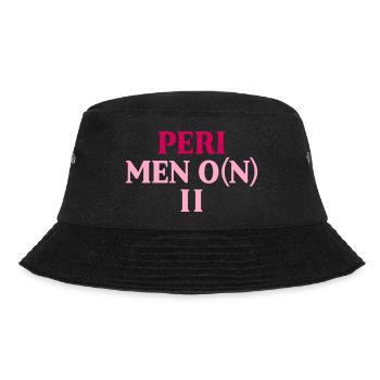 FRAUEN PERIMENOPAUSE - Bucket Hat - Schwarz - Vorne - Lela (165cm)