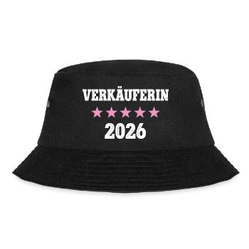 Saleswoman 2026 Training Profession Salesperson Women - Bucket Hat - black - Front - Lela (165cm)