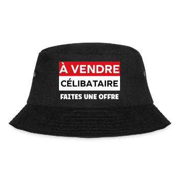 Einzelhumor - Bucket Hat - Schwarz - Vorne - Lela (165cm)