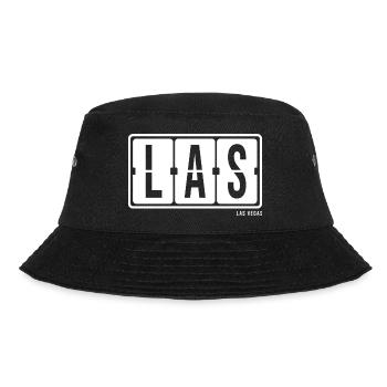 Las Vegas LAS, City souvenir Hoodie, T-Shirt, Cap - Bucket Hat - Schwarz - Vorne - Lela (165cm)