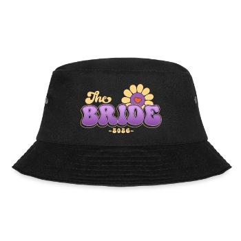 Braut - Junggesellinnenabschied 2026 JGA Damen - Bucket Hat - Schwarz - Vorne - Lela (165cm)