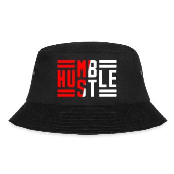 Humble Hustle Entrepreneur Businessman Businesswo - Bucket Hat - black - Front - Lela (165cm)