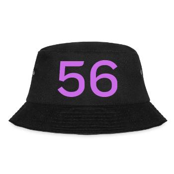 56 - Bucket Hat - Schwarz - Vorne - Lela (165cm)
