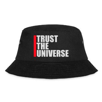 Trust The Universe Spiritual Universe Quote Logo - Bucket Hat - black - Front - Lela (165cm)
