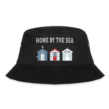 Home by the Sea – Strandhäuser - Bucket Hat - Schwarz - Vorne - Lela (165cm)